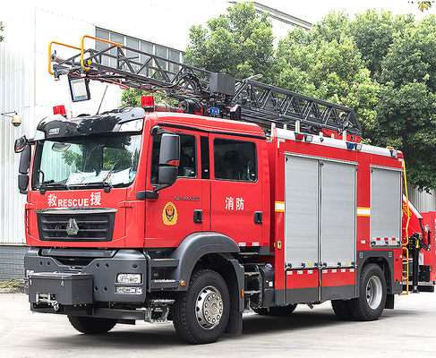 Sinotruk Sitrak 18m Luchtladder Redding Brandweer Truck Gespecialiseerd Voertuig China Factory