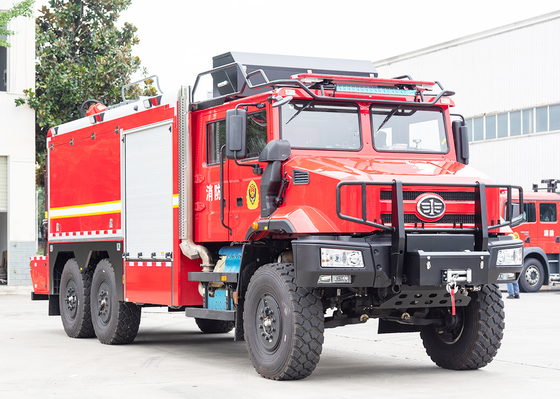 FAW Jiefang All Terrain Rescue Brandweer Truck Gespecialiseerd Voertuig China Factory