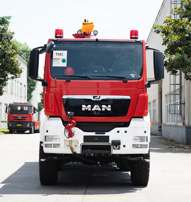 6x6 MAN Airport Rescue Fire Truck 11 Ton Met 10000L Water Tank Prijs Gespecialiseerd Voertuig China Factory