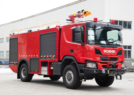 Scania 4X4 Luchthaven Brandweer Truck Arfff Rapid Intervention Vehicle Prijs Gespecialiseerd Voertuig China Factory