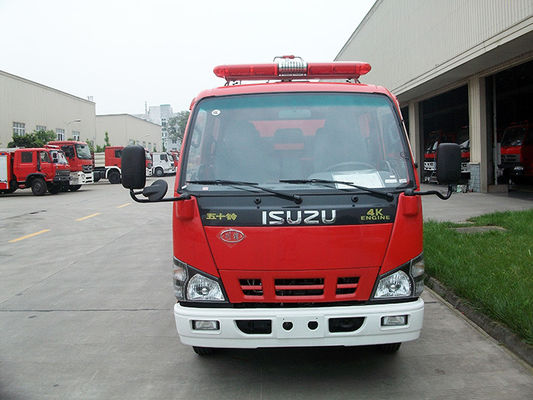 500 Gallons ISUZU Fire Engine Small Fire-Vrachtwagen met Dubbele Rijcabine