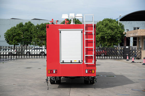 ISUZU Small Rescue Fire Truck met Telescopische Licht en Reddingshulpmiddelen