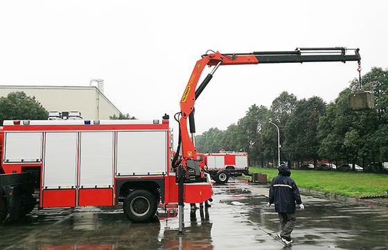 Van de de MENSENredding van Duitsland Speciale de Brandvrachtwagen met Kruk &amp; Kraan &amp; Generator