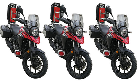 De Brandbestrijdingsatv Motorfiets van SUZUKI CAFS met Rugzaksysteem