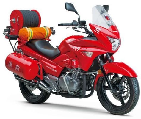 De Motorfiets van SUZUKI Fire Fighting ATV met het Systeem van de Watermist