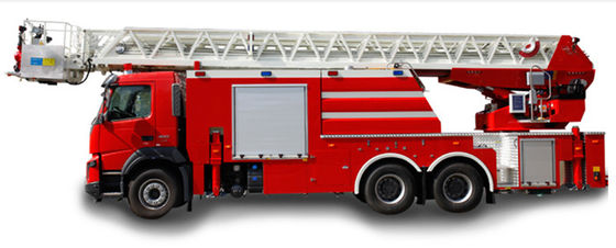 Volvo 42m Reddings Brandweerladder Brandbestrijdingsvrachtwagen met Watertank